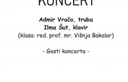 Počinje drugi ciklus koncerata „KoncertiDA“ na kojem učestvuju profesori i studenti Muzičke akademije UNSA