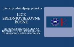 Javno predstavljanje rezultata naučnoistraživačkog projekta "LICE SREDNJOVJEKOVNE BOSNE"