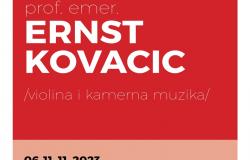 Seminar profesora Ernsta Kovacica na Muzičkoj akademiji UNSA