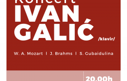 Klavirski recital Ivana Galića, studenta prve godine doktorskog studija na Muzičkoj akademiji UNSA