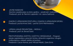 Obavijest o edukacijama na Fakultetu za upravu - pridruženoj članici Univerziteta u Sarajevu