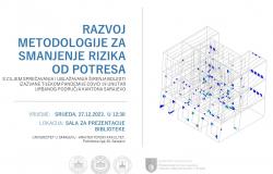 Prezentacija projekta "Razvoj metodologije za smanjenje rizika od potresa"