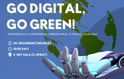 Konferencija "Go digital, go green!" na Ekonomskom fakultetu UNSA