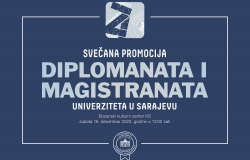 Univerzitet u Sarajevu promovira 3769 diplomantica i diplomanata, magistrantica i magistranata!