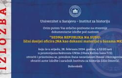 Institut za historiju UNSA | Dokumentarna izložba „Sedma republika na sudu: lični dosijei oficira JNA kao dokazni materijal u bazama MKSJ“