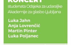 Koncert studenata Odsjeka za udaraljke Akademije za glasbo Ljubljana