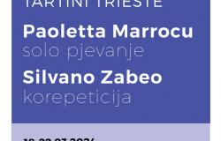 Profesori Paoletta Marrocu i Silvano Zabeo sa Conservatorio di Musica "Giuseppe Tartini" iz Trsta na MAS UNSA