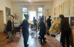 Posjeta studenata Akademije likovnih umjetnosti UNSA ateljeu akademskog slikara i grafičara Irfana Hoze