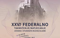 Student druge godine Muzičke akademije UNSA Luka Sakić osvojio I nagradu na XXVI Federalnom takmičenju 