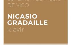Profesor Nicasio Gradaille sa Conservatorio Superior de Música de Vigo na Muzičkoj akademiji UNSA 