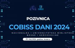 NUBBiH: COBISS DANI 2024