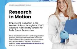 Poziv za mlade istraživače i Webinar | Program mobilnosti Zapadnog Balkana zvanično otvara prijave