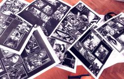 Student četvrte godine Nastavničkog odsjeka Akademije likovnih umjetnosti Kristijan Antunović, realizirao vannastavnu aktivnost pod nazivom "Strip"