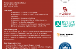 Otvorene su prijave za internacionalni ljetni kurs “Interkulturalne perspektive informacijske pismenosti i metapismenosti” u ljetnom semestru 2023/2024!