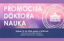NAJAVA | Univerzitet u Sarajevu promovira 42 doktora nauka