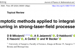 Objavljen pregledni naučni rad u časopisu  Journal of Physics A: Mathematical and Theoretical