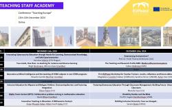 First edition of the Teaching Staff Academy | December 10 to 13 | Online