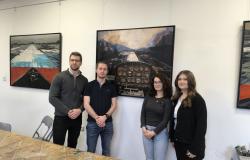 Studenti Fakulteta za saobraćaj i komunikacije UNSA posjetili galeriju Arka – Art & Education Center i izložbu Adnana Dupanovića “RUPA” / “THE HOLE”