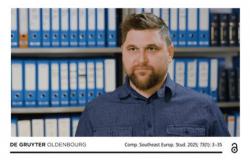 Objavljen koautorski rad dr. sc. Hikmeta Karčića u Q1 časopisu “Comparative Southeast European Studies”