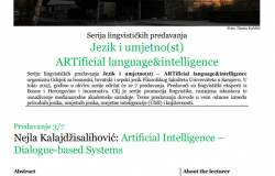 Serija lingvističkih predavanja Jezik i umjetno(st) – ARTificial