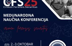 Međunarodna naučna konferencija CFS 25: „Kriminalistika, kriminologija i sigurnosne studije u XXI stoljeću“