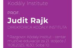 Judit Rajk i László Borbély sa Muzičke akademije Franz Liszt u Budimpešti na Muzičkoj akademiji UNSA