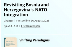 Poglavlje “Revisiting Bosnia and Herzegovina’s NATO Integration” objavljeno u izdanju izdavačke kuće Palgrave Macmillan
