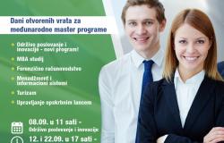 Otvoren Konkurs za međunarodne master programe na Ekonomskom fakultetu Univerziteta u Sarajevu