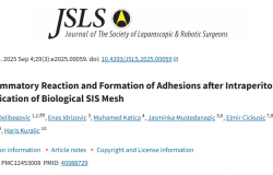 Objavljen naučni članak “Inflammatory Reaction and Formation of Adhesions after Intraperitoneal Application of Biological SIS Mesh” u prestižnom međunarodnom časopisu JSLS