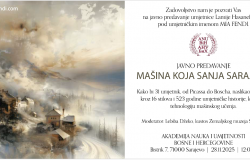 ANUBiH | Javno predavanje Mie Fendi: “Mašina koja sanja Sarajevo”