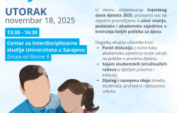 NAJAVA | „Zajednice koje uče: Znanje, podaci i akademska zajednica za prava djeteta“