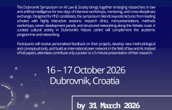 Simpozij o umjetnoj inteligenciji, pravu i društvu