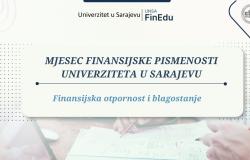 Mjesec finansijske pismenosti Univerziteta u Sarajevu u znaku  finansijske otpornosti i finansijskog blagostanja