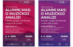Završena realizacija projekta ALUMNI MAS: O MUZIČKOJ ANALIZI. Iskustva studija, istraživanja i umjetničke prakse