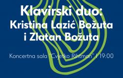 Klavirski duo Kristina Lazić Božuta i Zlatan Božuta na 19. Majskim muzičkim svečanostima