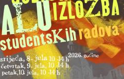 Godišnja izložba studentskih radova svih odsjeka Akademije likovnih umjetnosti Univerziteta u Sarajevu