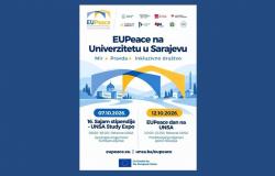 EUPeace dan na Univerzitetu u Sarajevu: mogućnosti za studente i osoblje