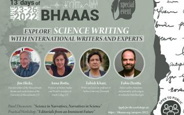 U sklopu “13. Dana BHAAAS-a“ održat će se zanimljive radionice i panel diskusija na temu: „Kako pisati o nauci“