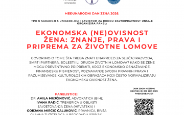 Online panel povodom obilježavanja Međunarodnog dana žena