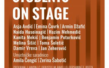 Students on Stage II