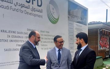 Ambasador Kraljevine Saudijske Arabije i rektor Univerziteta u Sarajevu posjetili gradilište Biblioteke Univerziteta u Sarajevu