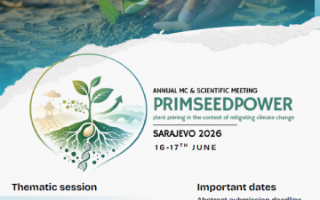 Poziv za učešće | PrimSeedPower Scientific Conference – Plant Priming in the Context of Mitigating Climate Change