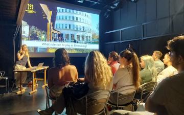Akademija scenskih umjetnosti UNSA | Timea Laboda održala predavanje o umjetnoj inteligenciji, dokumentarnom filmu i etičkoj odgovornosti 