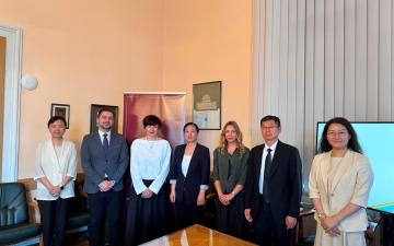 Delegacija Visokog narodnog suda Grada Pekinga na Pravnom fakultetu UNSA