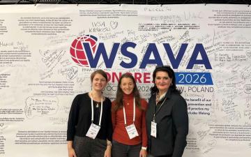 Predstavnice Veterinarskog fakulteta UNSA na 51. WSAVA 2026 kongresu u Varšavi