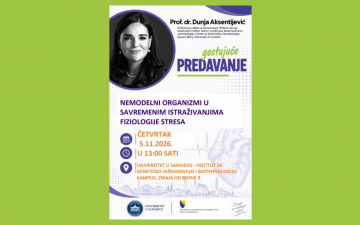 Predavanje "Nemodelni organizmi u savremenim istraživanjima fiziologije stresa"