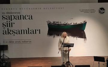 Orijentalni institut UNSA | Dr. Amina Šiljak-Jesenković na 25. susretima „Sapanca Şiir Akşamları”