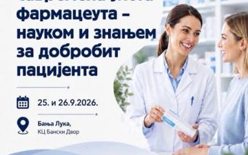 Dekan Farmaceutskog fakulteta UNSA učestvovao na Međunarodnom simpozijumu farmaceuta u Banjoj Luci