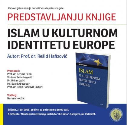 Predstavljanje knjige akademika dr. Rešida Hafizovića „Islam u kulturnom identitetu Europe“