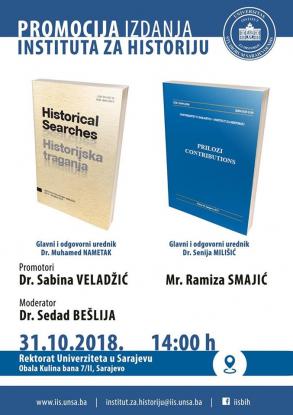 Promocija izdanja Instituta za historiju